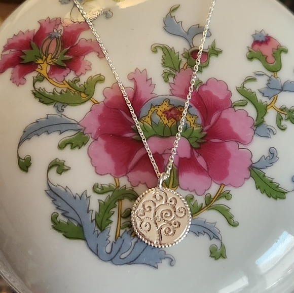 925 sterling silver tree of life necklace - Picture 2 of 8